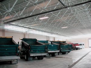 dump trucks warehouse